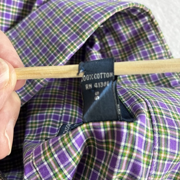 Polo By Ralph Lauren Estate Classic Fit Dress Shirt Men's Size 18 XXL Multicolor - Picture 12 of 16